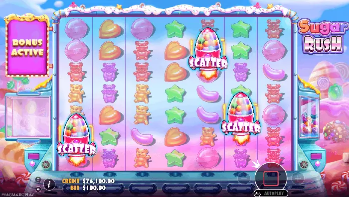 Το σύμβολο Scatter στο Sugar Rush.